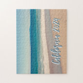 Aangepaste Souvenir Foto Ocean Blue Schilderachtig Legpuzzel (Verticaal)