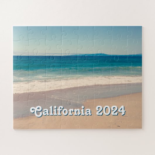 Aangepaste Souvenir Foto Ocean Blue Schilderachtig Legpuzzel (Horizontaal)