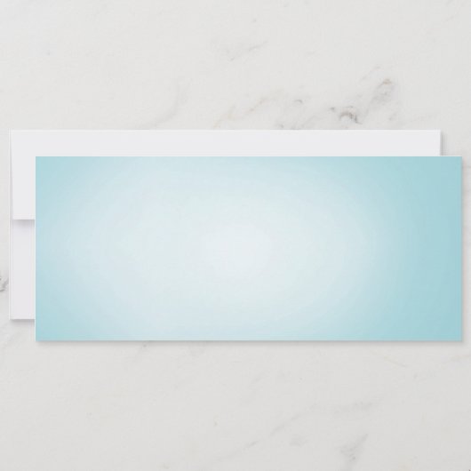 Aangepaste Spa Day Massage Blue Voucher Certificaa Kaart (Achterkant)