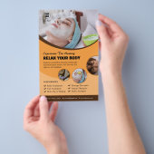 Aangepaste Spa Services Flyer (Hand)