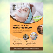 Aangepaste spa-vensterfolie raamsticker (Vel 3)