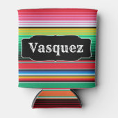 Aangepaste Spaanse Serape Mexicaanse deken geperso Blikjeskoeler (Voorkant)