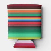 Aangepaste Spaanse Serape Mexicaanse deken geperso Blikjeskoeler (Achterkant)