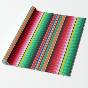 Aangepaste Spaanse Serape Mexican Blanket Fiesta Cadeaupapier