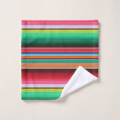 Aangepaste Spaanse Serape Mexican Blanket op maat Bad Handdoek (Wasdoekje)