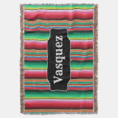 Aangepaste Spaanse Serape Mexican Blanket op maat Deken (Voorkant Verticaal)