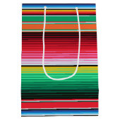 Aangepaste Spaanse Serape Mexican Blanket op maat Medium Cadeauzakje (Achterkant)