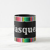 Aangepaste Spaanse Serape Mexican Blanket op maat Mok (Midden)
