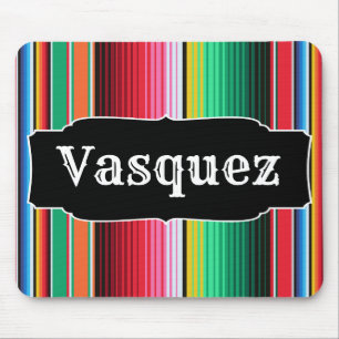 Aangepaste Spaanse Serape Mexican Blanket op maat Muismat