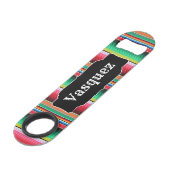 Aangepaste Spaanse Serape Mexican Blanket op maat Speed Flessenopener (Voorkant Gekanteld)