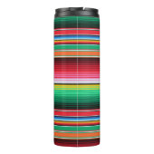 Aangepaste Spaanse Serape Mexican Blanket op maat Thermosbeker (Achterkant)