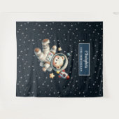 Aangepaste Space Bear-feesttapestry voor verjaarda Wandkleed (Voorkant (horizontaal))