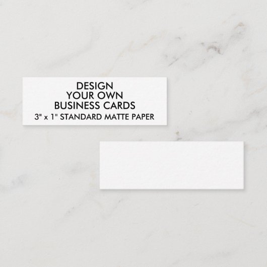 Aangepaste, speciaal aangepaste, dunne Visitekaart Mini Visitekaartje (Voorkant / Achterkant)