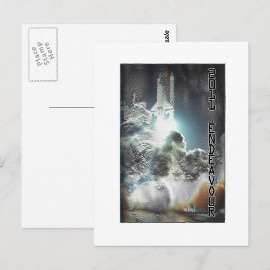 Aangepaste, speciaal ontworpen opening voor Endeav Briefkaart (Voorkant / Achterkant)