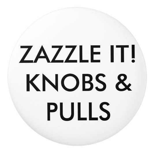 Aangepaste, speciaal voor de bak bestemde behuizin keramische knop (Voorkant)