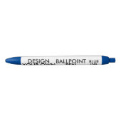 Aangepaste, speciaal voor de inkt uitgeruste ballp blauwe inkt pen (Voorkant)