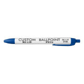 Aangepaste, speciaal voor de inkt uitgeruste ballp blauwe inkt pen (Bodem)