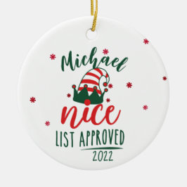 Aangepaste, speciaal voor kerstmis uitgeruste kers keramisch ornament