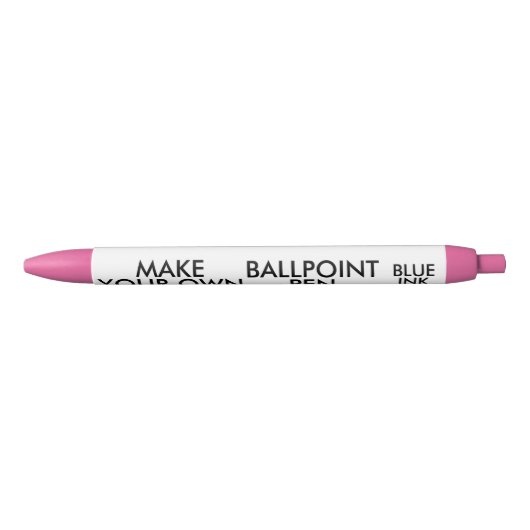 Aangepaste, speciaal voor PINK-ballpoint bestemde  Blauwe Inkt Pen (Voorkant)
