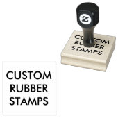 Aangepaste speciale 2,5-inch x 2,5-inch houten rub rubberstempel (Gestempeld)