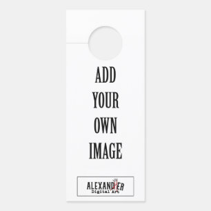 Aangepaste speciale actie of partijvoordeel deurhanger