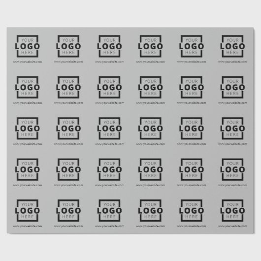 Aangepaste speciale actie voor bedrijven met Logo Cadeaupapier (Vlak)