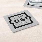 Aangepaste speciale actie voor bedrijven met Logo Kartonnen Onderzetters (Schuin)