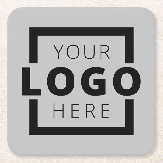 Aangepaste speciale actie voor bedrijven met Logo Kartonnen Onderzetters (Voorkant)