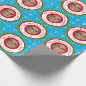 Aangepaste speciale foto-levering vanaf de kerstma cadeaupapier (Hoek)