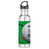 Aangepaste speciale Golfwaterfles Waterfles (Voorkant)