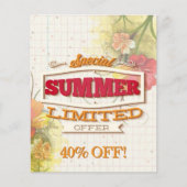 Aangepaste speciale zomer beperkte aanbieding flye flyer (Voorkant)