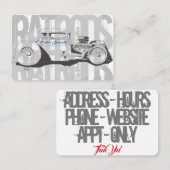 Aangepaste specialisten visitekaartje (Voorkant / Achterkant)