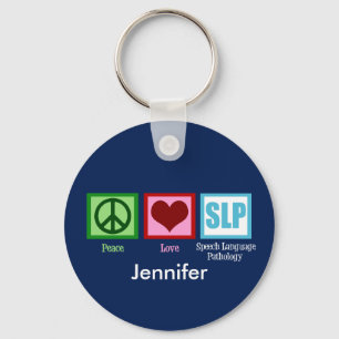 Aangepaste Speech Language Pathology Sleutelhanger