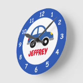 Aangepaste speelgoed autowrakken voor kinderslaapk ronde klok (Hoek)