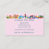 Aangepaste Speelgoed-winkel Visitekaartje (Voorkant)