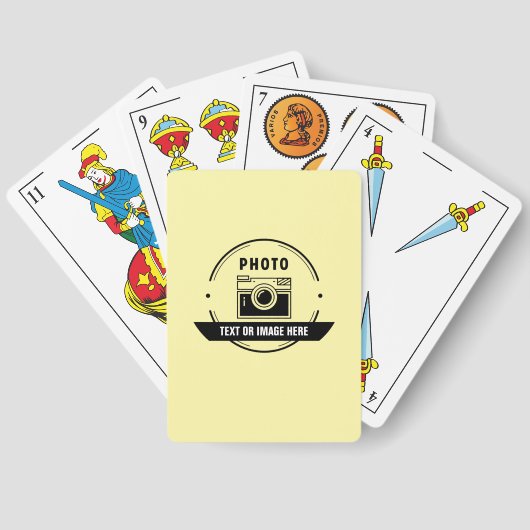 Aangepaste speelkaarten Deck Gepersonaliseerd met  (Achterkant)