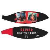 Aangepaste Speler Naam Nummer Team 2 Foto Basketbal (Panelen)