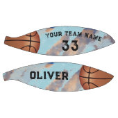 Aangepaste Speler Naam & Nummer Team Aandenken Basketbal (Panelen)