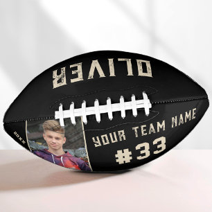 Aangepaste Speler Naam & Nummer Teamnaam Foto American Football