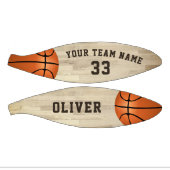 Aangepaste Speler Naam Team Nummer Houten Vloer Basketbal (Panelen)