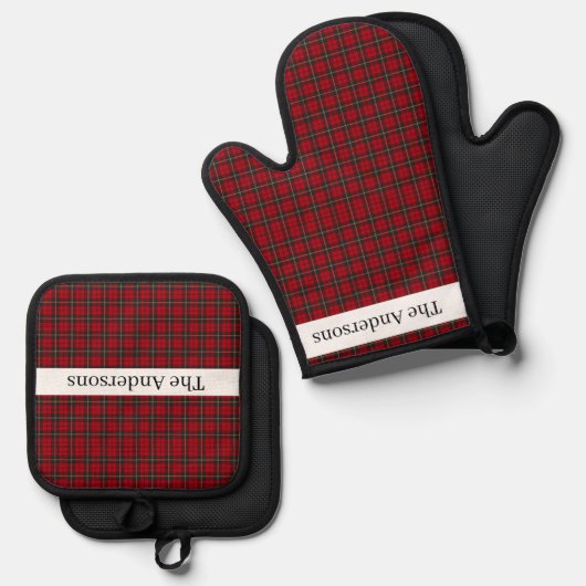 Aangepaste spelregels ovenwant & pannenlap set (Voorkant / Achterkant)