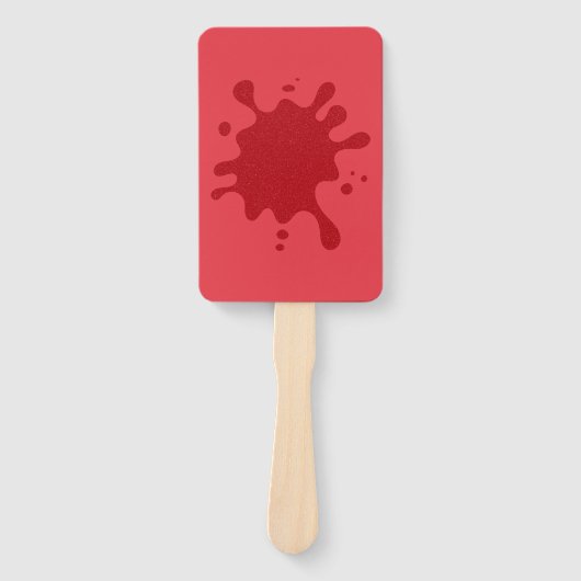 Aangepaste spetterende rechthoekige ventilatoren – handwaaier (Voorkant)