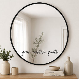 Aangepaste Spiegel Citaat Decal – Gepersonaliseerd