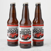 Aangepaste spierkraan 1967 Roodspoeling Bier Etiket (Flessen)