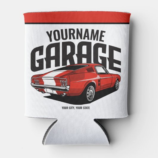 Aangepaste spierkraan 1967 Roodspoeling Blikjeskoeler (Voorkant)