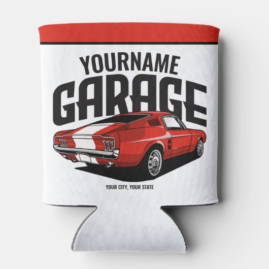 Aangepaste spierkraan 1967 Roodspoeling Blikjeskoeler (Achterkant)