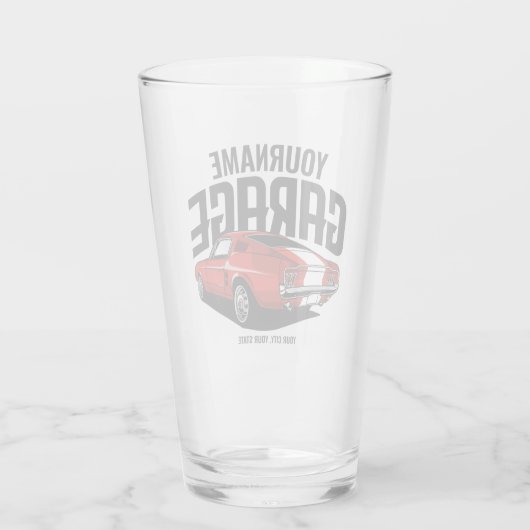 Aangepaste spierkraan 1967 Roodspoeling Glas (Achterkant)