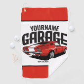 Aangepaste spierkraan 1967 Roodspoeling Golfhanddoek (Insitu)