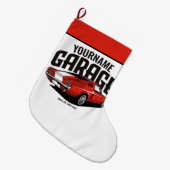 Aangepaste spierkraan 1967 Roodspoeling Grote Kerstsok (Voorkant (Hangend))