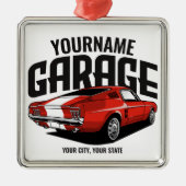 Aangepaste spierkraan 1967 Roodspoeling Metalen Ornament (Voorkant)